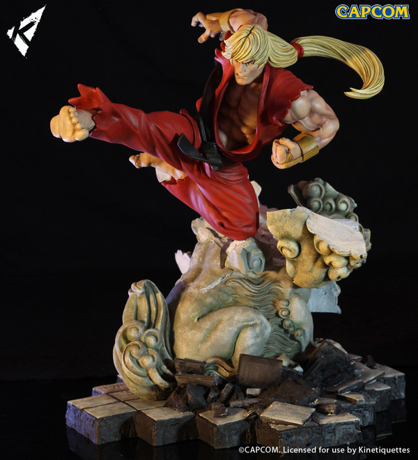 Ken Masters, Street Fighter IV, Kinetiquettes, Pre-Painted, 1/6